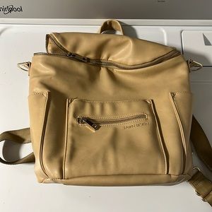 Mini fawn colored fawn design purse/diaper bag